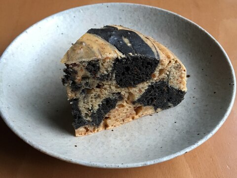 豆腐入り♪黒ごまきなこケーキ